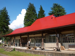 旧国鉄日中線 熱塩駅（日中線記念館）